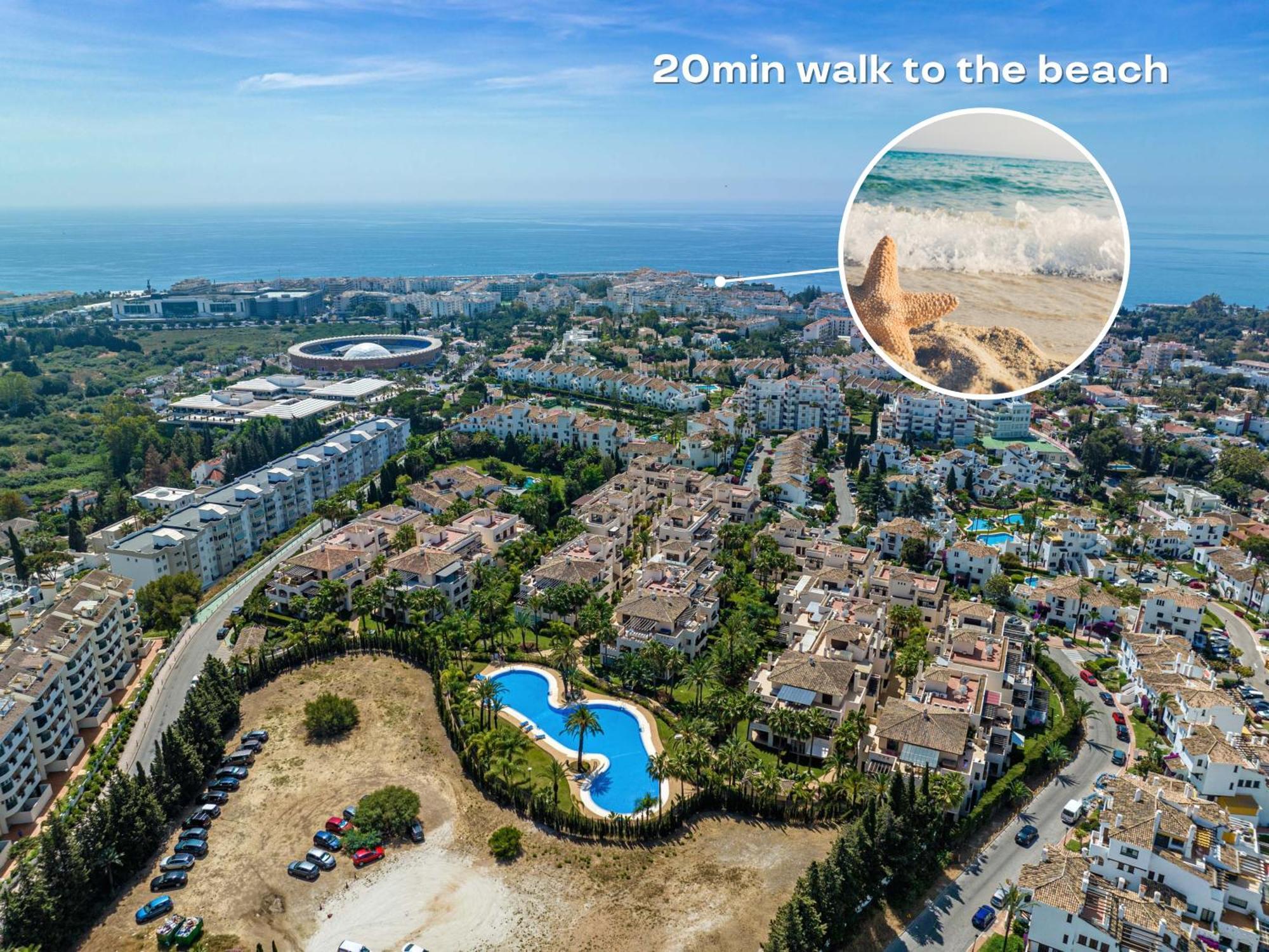 Vacation I Private Heated Swimming Pool, Walking Distance To Puerto Banus, Security 24-7, Bbq, Wifi Lägenhet